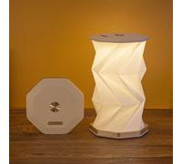 Nordreach Foldable LED Night Light Touch Control Lantern Lamp Rechargeable with Touch Control Adjustable Brightness Table Lamp for Bedroom, Living Room, Lawn & Garden