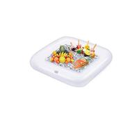 Nordreach Inflatable Floating Snack and Drink Holder - Pool Drink Holder Floats for Outdoor Summer Swimming Beach Party, Pool Fun and Hot Tub, 23.62 × 23.62inch