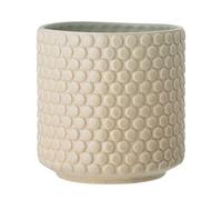 Nordring Ceramic Flower Pot Dotty - colorful Planter, Pot for plants, sukkulents Size L (15,5 cm ø) Dia 6'' H 6'', Stoneware, cloud