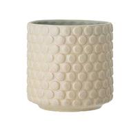 Nordring Ceramic Flower Pot Dotty - colorful Planter, Pot for plants, sukkulents Size M (12,5 cm ø) Dia 5'' H 5'', Stoneware, cloud