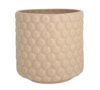 Nordring Ceramic Flower Pot Dotty - colorful Planter, Pot for plants, sukkulents Size M (12,5 cm ø) Dia 5'' H 5'', Stoneware, seasalt