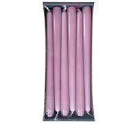 Nordring Pack of 12 Tapered Candles 2.3 cm x 25 cm High Lilac