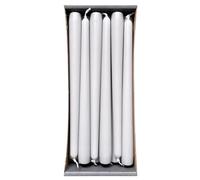 Nordring Tapered Candles 2.3 cm x 25 cm High Light Grey Pack of 12