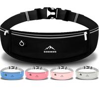 Nordrun Beta Running Fanny Pack, Black/White, Running fanny pack