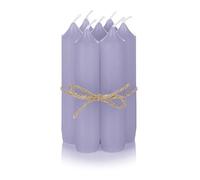 Nordstern Taper Candles Purple Pack of 6 - Small Candles for Candle Holders, Advent Wreath or as Tree Candle - Ideal Table Decoration for Wedding or Christmas - 11 x 2.2 cm
