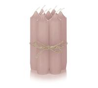 Nordstern Taper Candles Sahara Pack of 6 - Small Candles for Candle Holders, Advent Wreath or as Tree Candle - Ideal Table Decoration for Wedding or Christmas - 11 x 2.2 cm