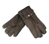 Nordvek Sheepskin Gloves Mens - Adjustable Popper Strap Cuff # 307-100