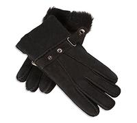 Nordvek Sheepskin Gloves Mens - Adjustable Popper Strap Cuff # 307-100