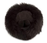 Nordvek Sheepskin Hat Women - Russian Style Cossack - One Size # 501-100 - Black
