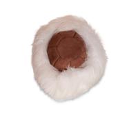 Nordvek Women's Classic Cossack Style Sheepskin Hat in Tan Nordvek Tan One Size