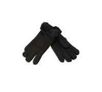 Nordvek Women's Womens Merino Sheepskin Gloves in Black | Size: Small Nordvek Black S