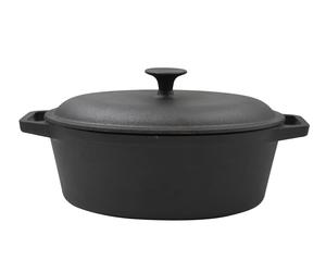 Nordwik Nordwik cast iron casserole oval 4 l Black