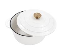 Nordwik Nordwik cast iron pot 5 L White
