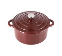 Nordwik Nordwik cast iron pot round 5 l Burgundy