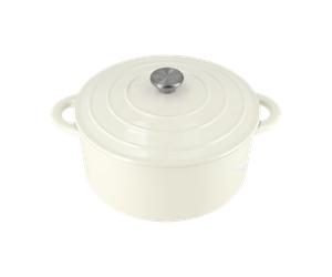 Nordwik Nordwik cast iron pot round 5 l Cream