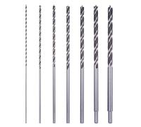 NordWolf 12 inch Extra Long Brad Point Wood Drill Bit Set 7-Piece, Double Lands Double Flutes for Fast Drilling Smooth Clean Holes, for Cutting Wood, PVC, Resin, MDF and Drywall