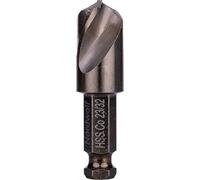 NordWolf 23/32-inch Cobalt M35 Stubby Drill Bit 7/16-inch Hex Shank, for Stainless Steel Hard Metals, Impact Hex Drill Bit for Quick Change Drills and Impact Drivers