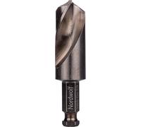 NordWolf 7/8-inch Cobalt M35 Stubby Drill Bit 7/16-inch Hex Shank, for Stainless Steel Hard Metals, Impact Hex Drill Bit for Quick Change Drills and Impact Drivers