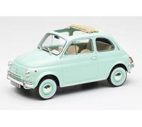 Noreb 1/18 Fiat 500 L 1968 Pastel Green Cinque Centto NOREV Mini Car