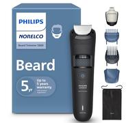 Norelco Philips Beard Trimmer 5000 Series, 100% Waterproof Beard Styler, Precision Dial with 40 Lock-in Trimming Settings, Self-Sharpening Metal Blades & Beard Hair Mess Collector, BT5775/40