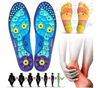 Norelie Comfy Magnetic Acupressure Insoles for Men and Women, Slimming Technology Shoe Insoles with Acupoint Support, Non-Slip Arch Support for Feet Comfort and Shock Absorption (EU 40-43 | UK 6-8.5)