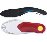 Norelie Comfy Orthotic Arch Support Insoles for Men & Women, Steady Step 220 lbs+ Plantar Fasciitis, Flat Feet Shock Absorption Ortopedic Shoe Gel Inserts for Bunions, Heel Pain (EU 40-46 UK 6.5 -11)