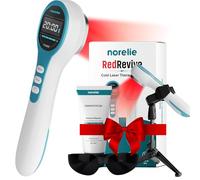 Norelie RedRevive Cold Laser Therapy Wand with Stand & Conductive Gel for Hands-Free Enhanced Light Therapy Sessions, Portable Red Light Therapy Wand for Relief of Muscle, Joints and Body Pain