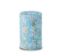 NOREN Tea caddy for loose leaf tea japanese washi paper 100g capacity (Sakura Blue) tea caddies tea tin tea canister
