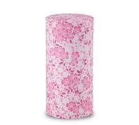 NOREN Tea caddy for loose leaf tea japanese washi paper 200g capacity (Oboro Sakura/Pink) tea caddies tea tin tea canister