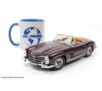 Norev - 1:18 Mercedes-Benz 300 SL Roadster 1957 Dark Red - Diecast Model