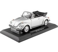 1:18 NOREV Volkswagen Beetle 1303 Cabriolet 1973 Silver NV188530 Model