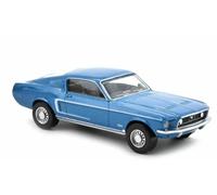 MODELLINO IN SCALA COMPATIBILE CON FORD MUSTANG FASTBACK 1968 ACAPULCO BLUE 1:43 NOREV NV270584