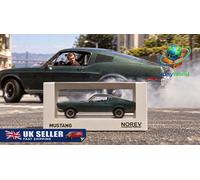 Norev 1/43 Scale Diecast 270583 - Ford Mustang Fastback 1968 Satin Green met.