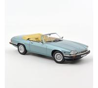 NOREV 1/18 DIECAST 1988 JAGUAR XJ-S XJS CONVERTIBLE LIGHT METALLIC BLUE 182635