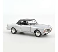 Norev Model Car Peugeot 404 Cabriolet 1967 1:18 Silver