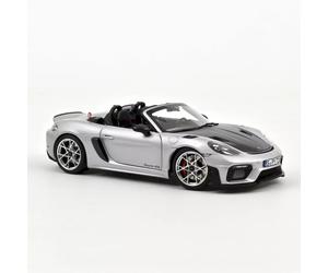 NOREV 187270 1:18 Porsche 718 Spyder RS w/Weissach Pack 2023 GT-Silver Metallic