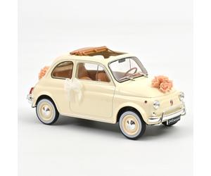 NOREV 187780 1:18 Fiat 500 L 1968 Ivory Wedding Gift
