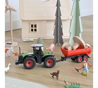 NOREV 431000 1:43 Tractor CLAAS Xerion 5000 with Trailer Plastigam