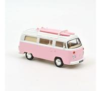 NOREV 841102 1:43 Volkswagen Combi T2b Camper Van, Pink, 1973 Jet-car