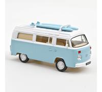NOREV 841108 1:43 Volkswagen Combi T2b Camper Van, Pastel Blue, 1973 Jet-car