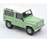 Norev Land Rover Defender 1995 Green & White Jet car 1:43 Scale Die Cast Model