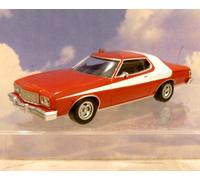 NOREV DIECAST 1/43 1976 FORD GRAN TORINO IN RED & WHITE "STARSKY & HUTCH"