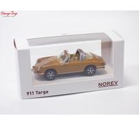 Norev JET 1969 Porsche 911 Targa - Brown 1:43 Diecast Car