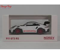 Norev JET 2022 Porsche 911 GT3 RS With Weissach Pack - White 1:43 Diecast Car
