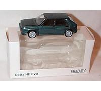 Norev. Lancia Delta HF Evo Metallic Dark Green Vehicle 1:43 scale Diecast Model