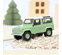 Norev Land Rover Defender 1995 Green & White Jet car 1:43 Scale Die Cast Model