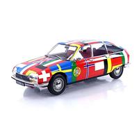 Norev Miniature Citroen GS Drapeaux 181667 1/18th Multicoloured