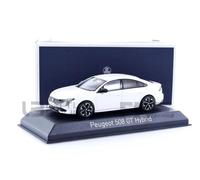 Norev Model Car Peugeot 508 GT Hybrid 2023 Metal 1:43 Okenite White 475832