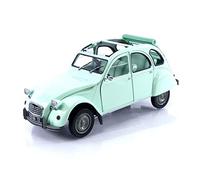 Norev NV181486 1:18 Citroen 2CV 6 Club 1982-Jade Green Collectable Model, Multi