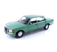 183469 Mercedes 560 SEL W126 Light Green Norev 1/18